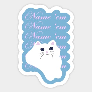 Sutton Cat "Name 'em" Sticker